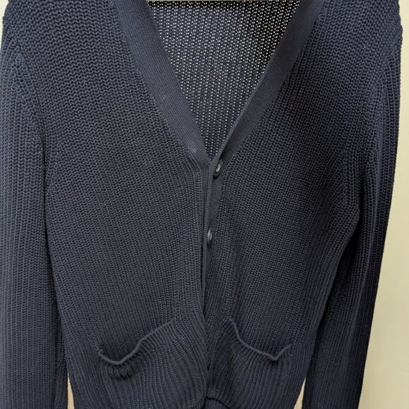 Mens Small Old Navy Blue Cardigan - Picture 2 of 4